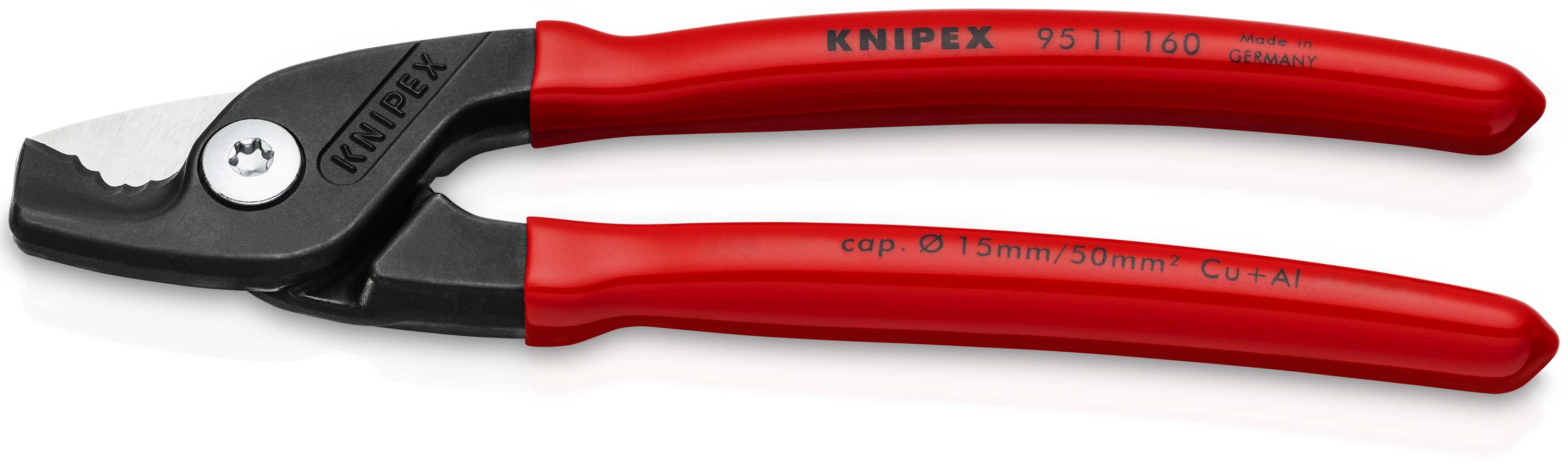 KNIPEX StepCut®, Kabelscharen met getrapte snijrand