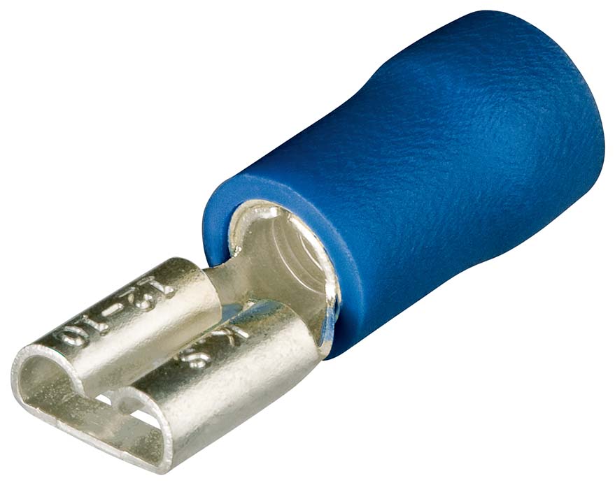 9799030 Steekhuls plat blauw 1,5-2,5 mm, 100 st.