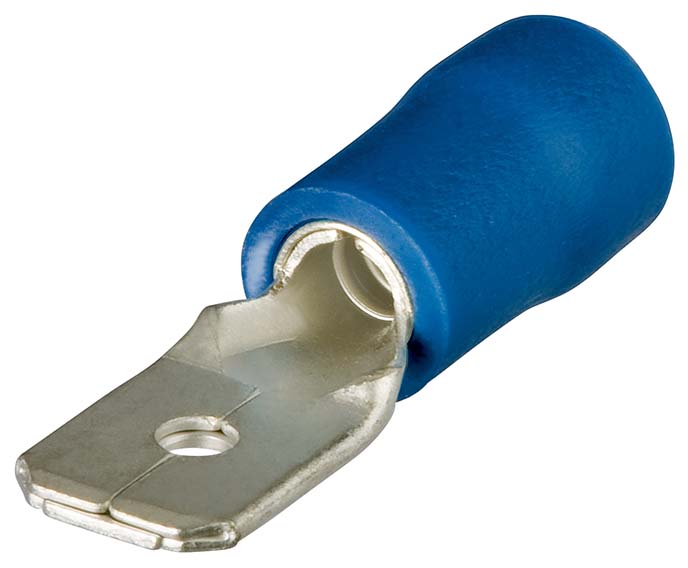 9799111 Steekhuls plat blauw 1,5-2,5 mm, 100 st.