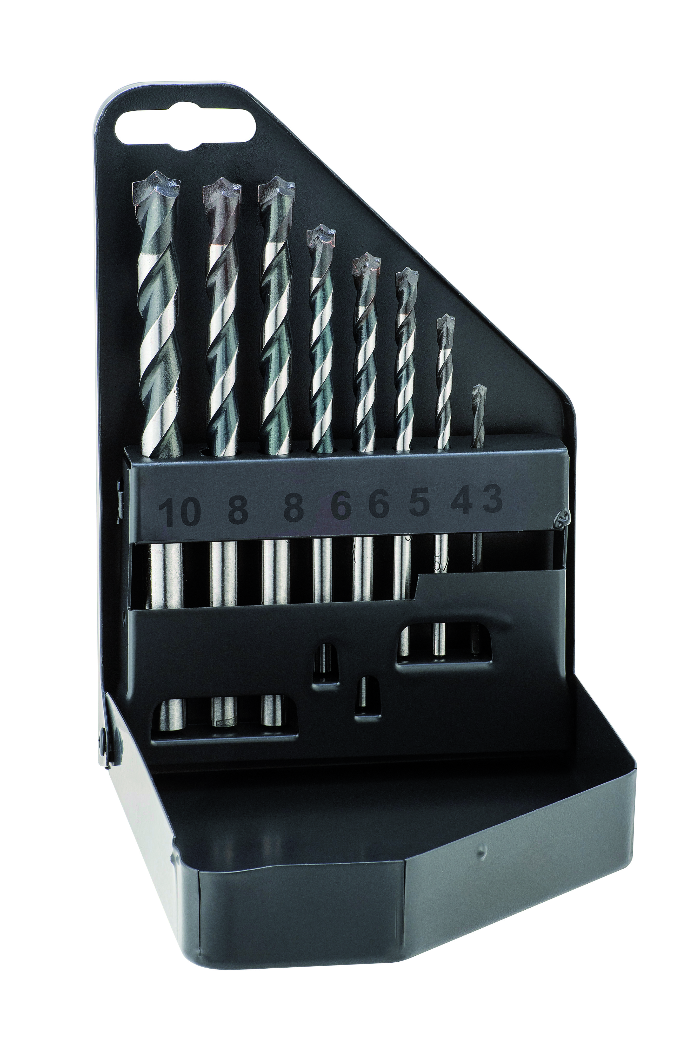 0022700201100 Profi Beton PKSB 8-Ø 3-10 mm-Cassette metaal 8-delig