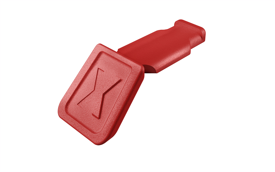 006110CR ColorCode Clips rood (10 stuks)