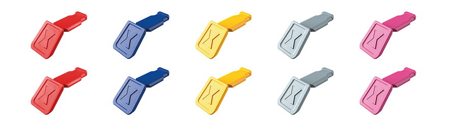 006110CV01 ColorCode Clips kleurenmix 1 (10 stuks)