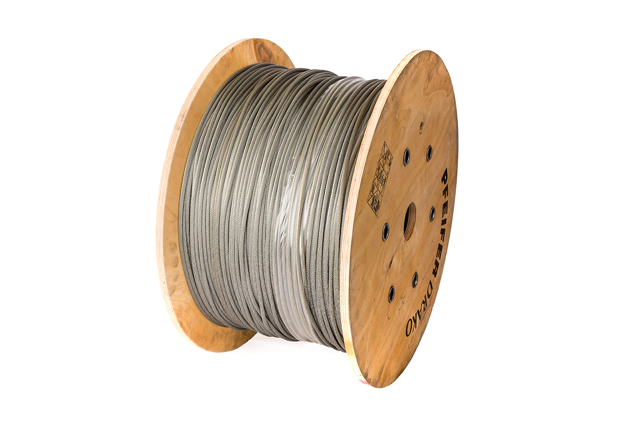 105674 Staalkabel voor hulplieren Ø 4 mm, 1100m