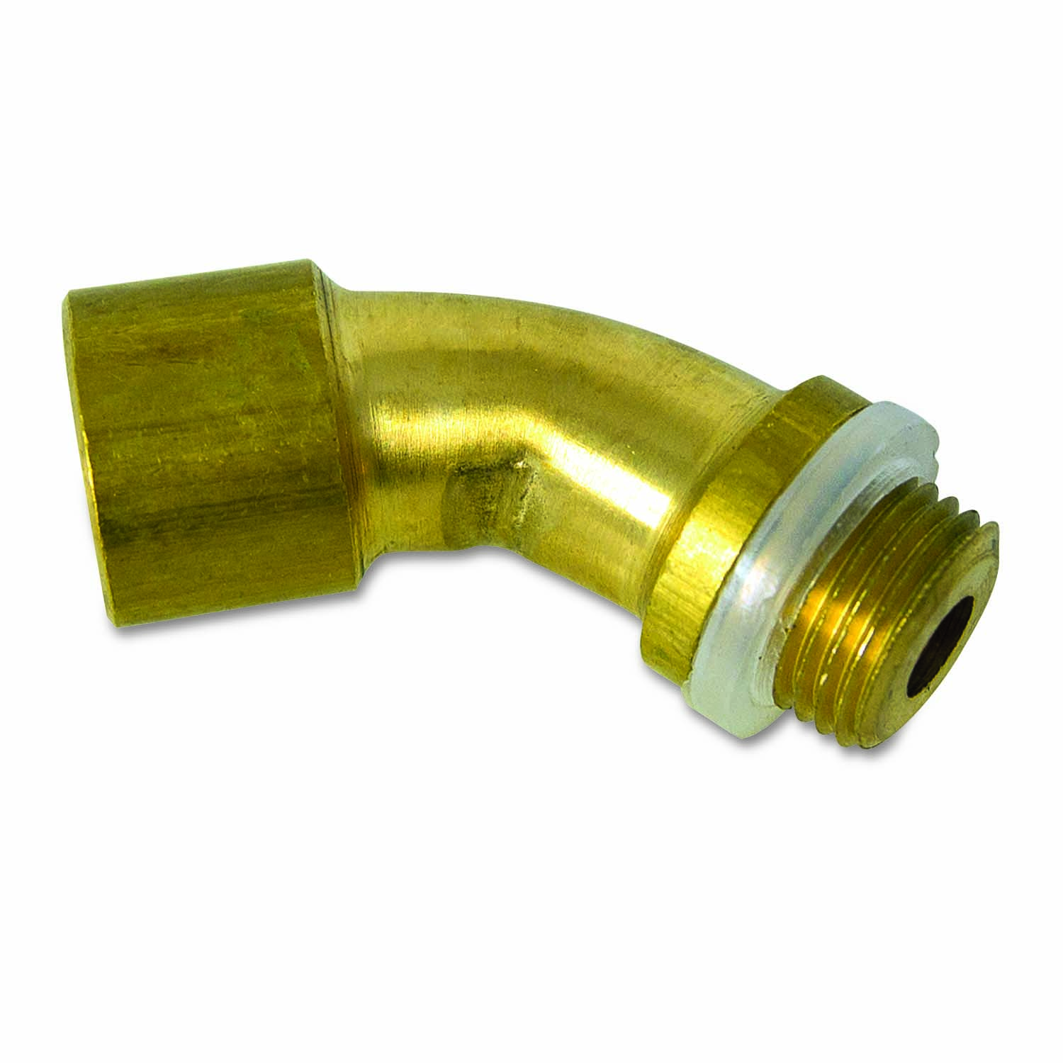 1345 Spuitlans boogstuk, messing