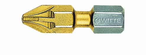 28445 Schroefbit 1/4" Bitflex Pozidriv – MAXX TIN – PZ1 x 25 mm – Doos – 50 stuks