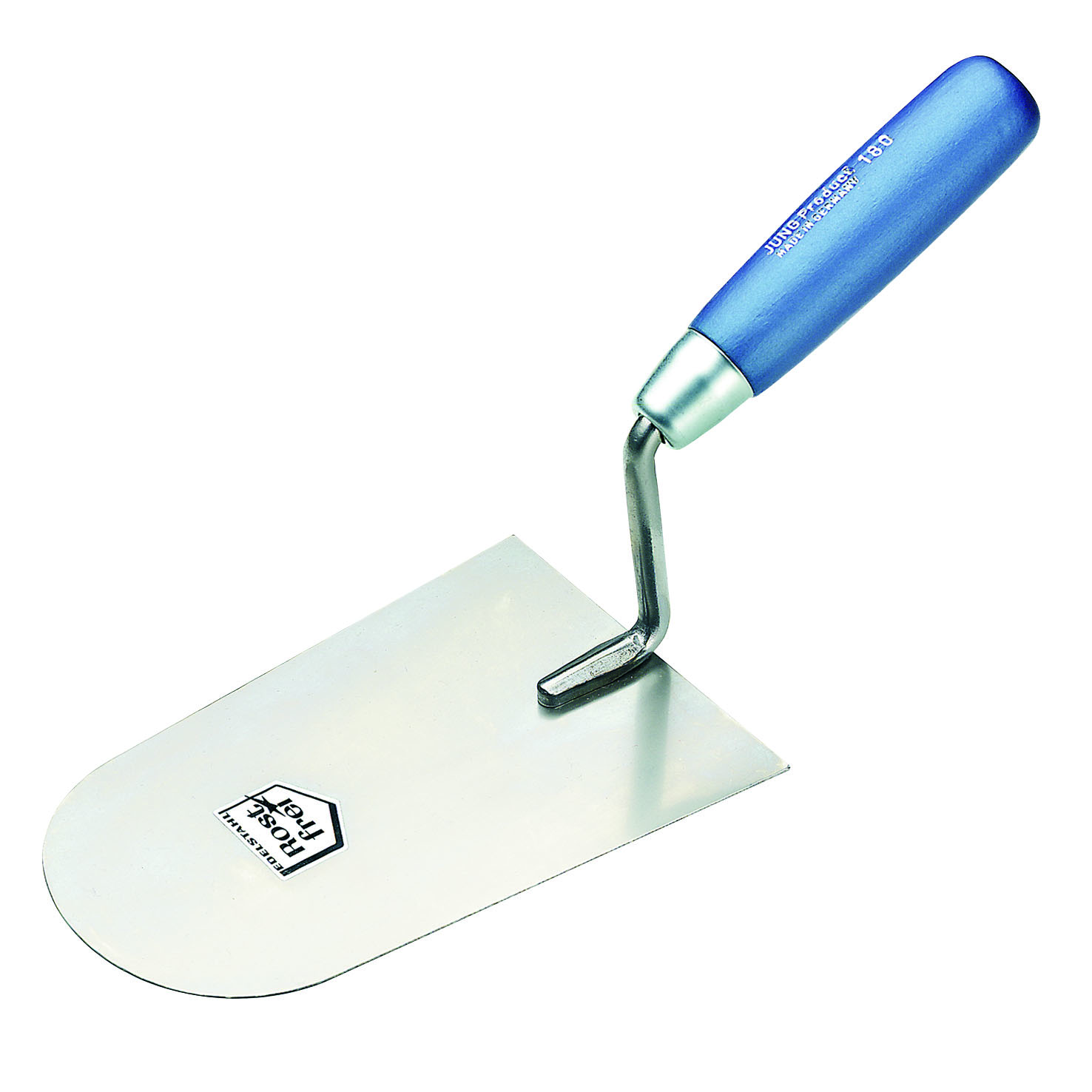 Stukadoorstroffel rond, rvs