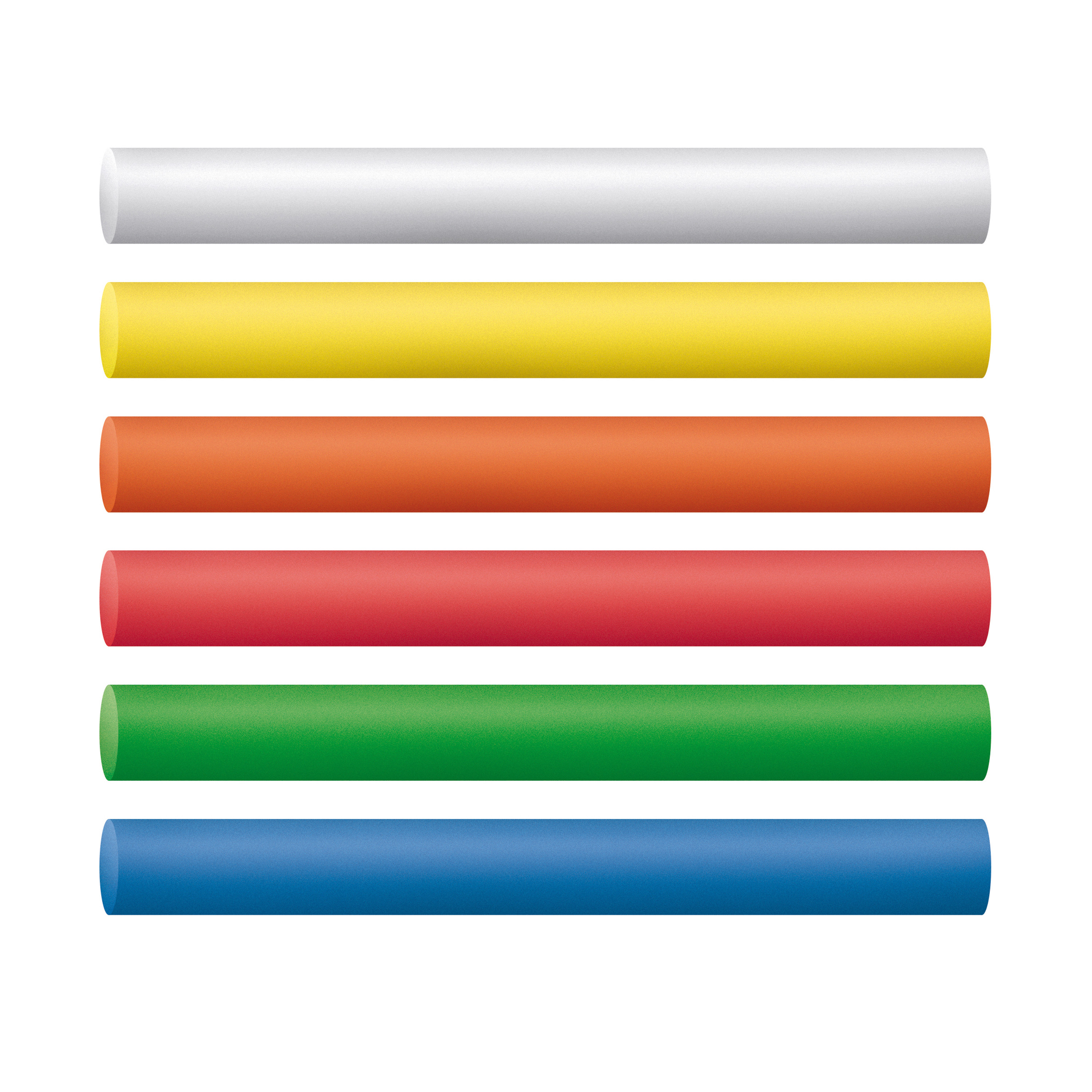 539000 Schoolbordkrijt rond 80x9 mm Assort 100st