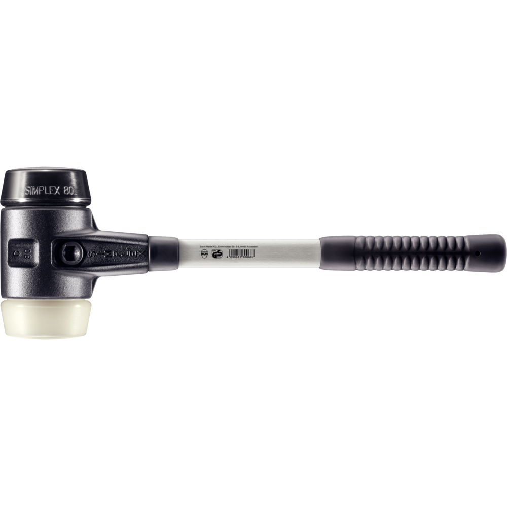 3728080 Hamer SIMPLEX, fib.steel.Rubber/nylon Ø 80 mm