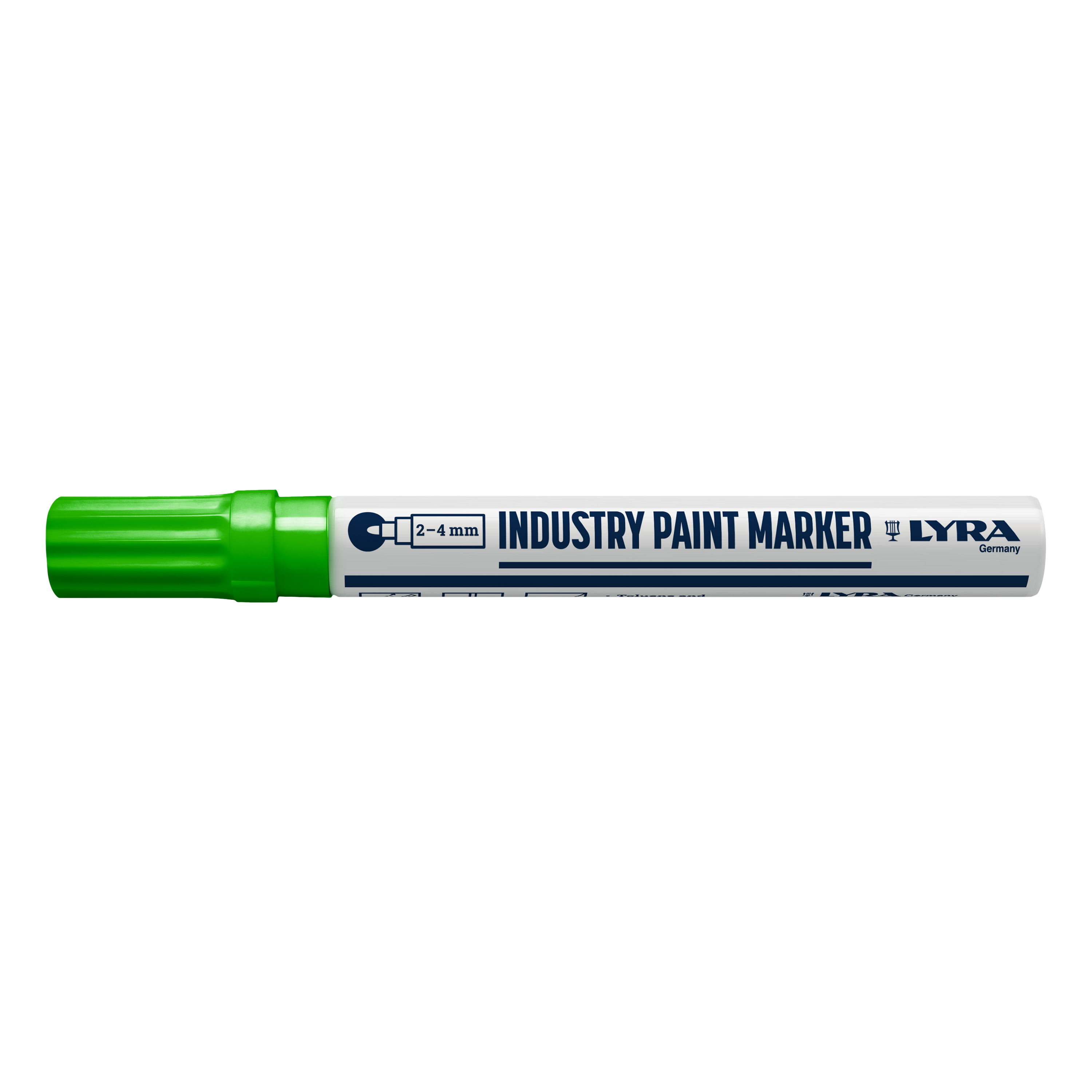 4040067 Verfstift Industrie, punt 2-4 mm Groen