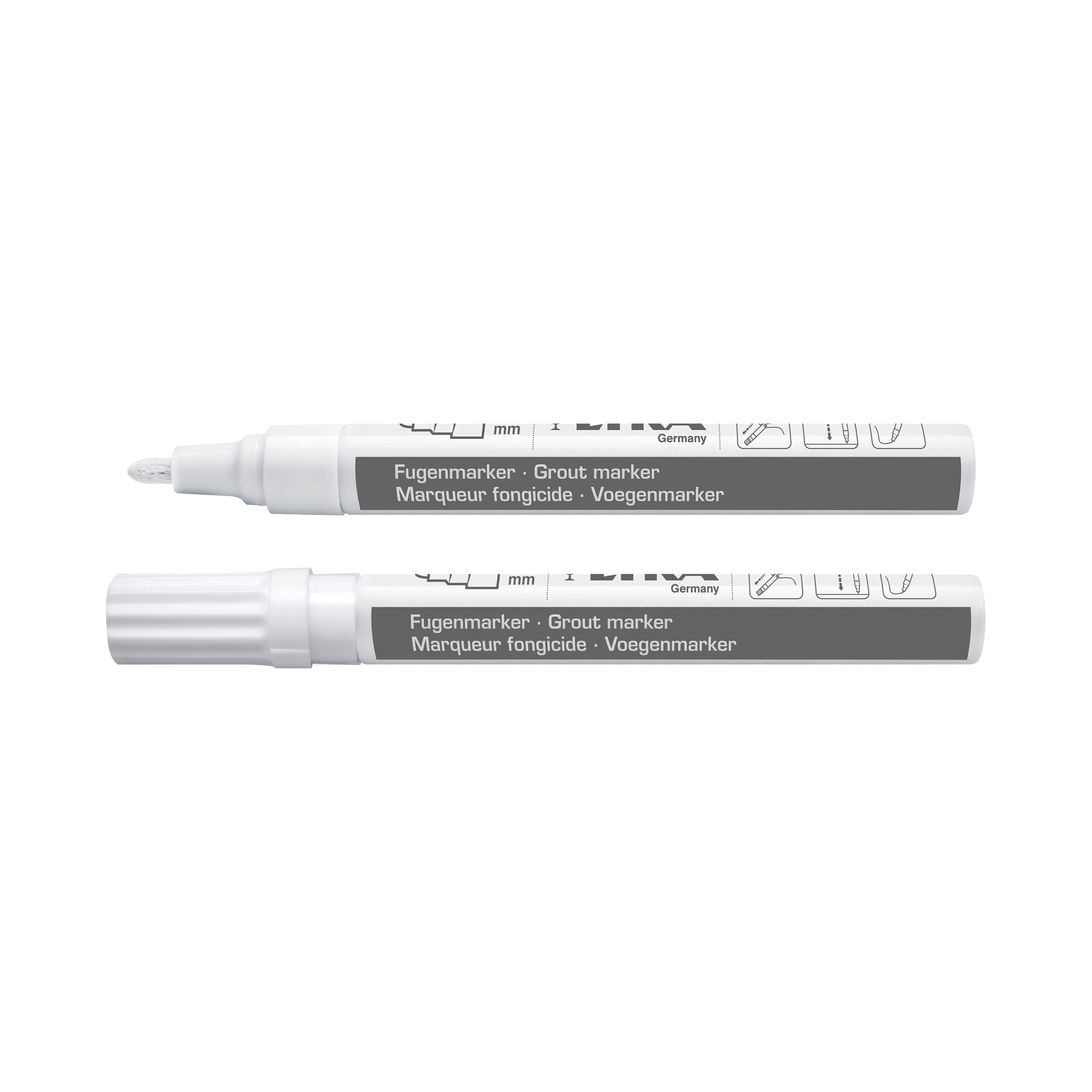 4450001 Voegenmerkstift puntdikte 2-4 mm Wit