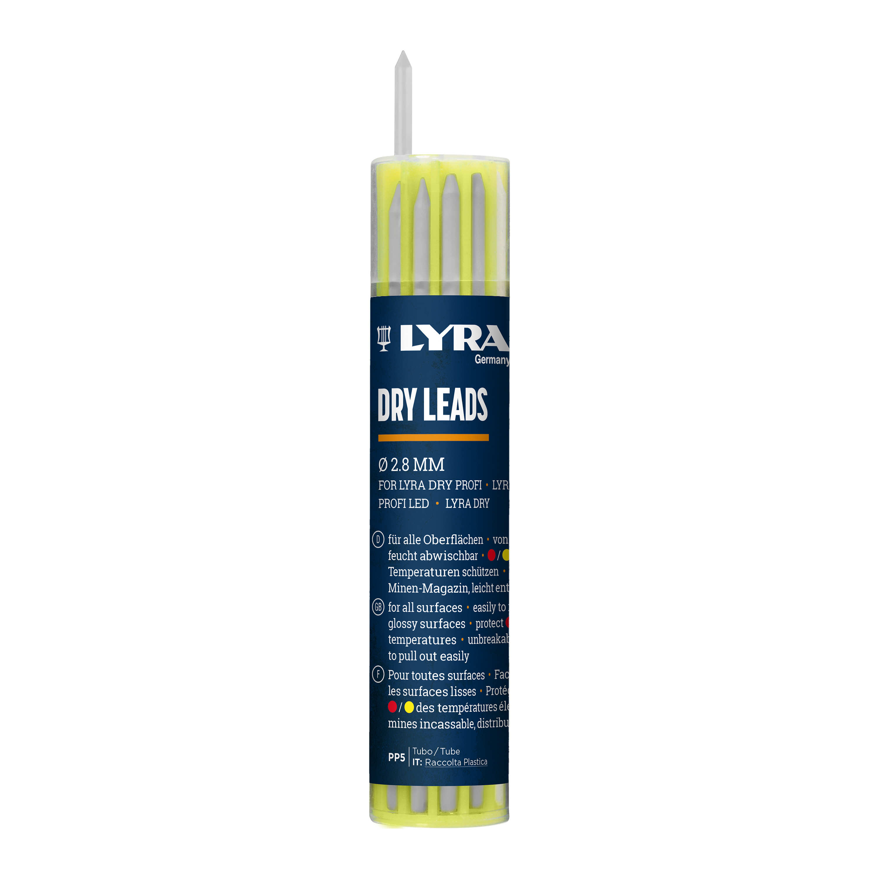 4490001 LYRA DRY stiftjes Wit, 12 stuks