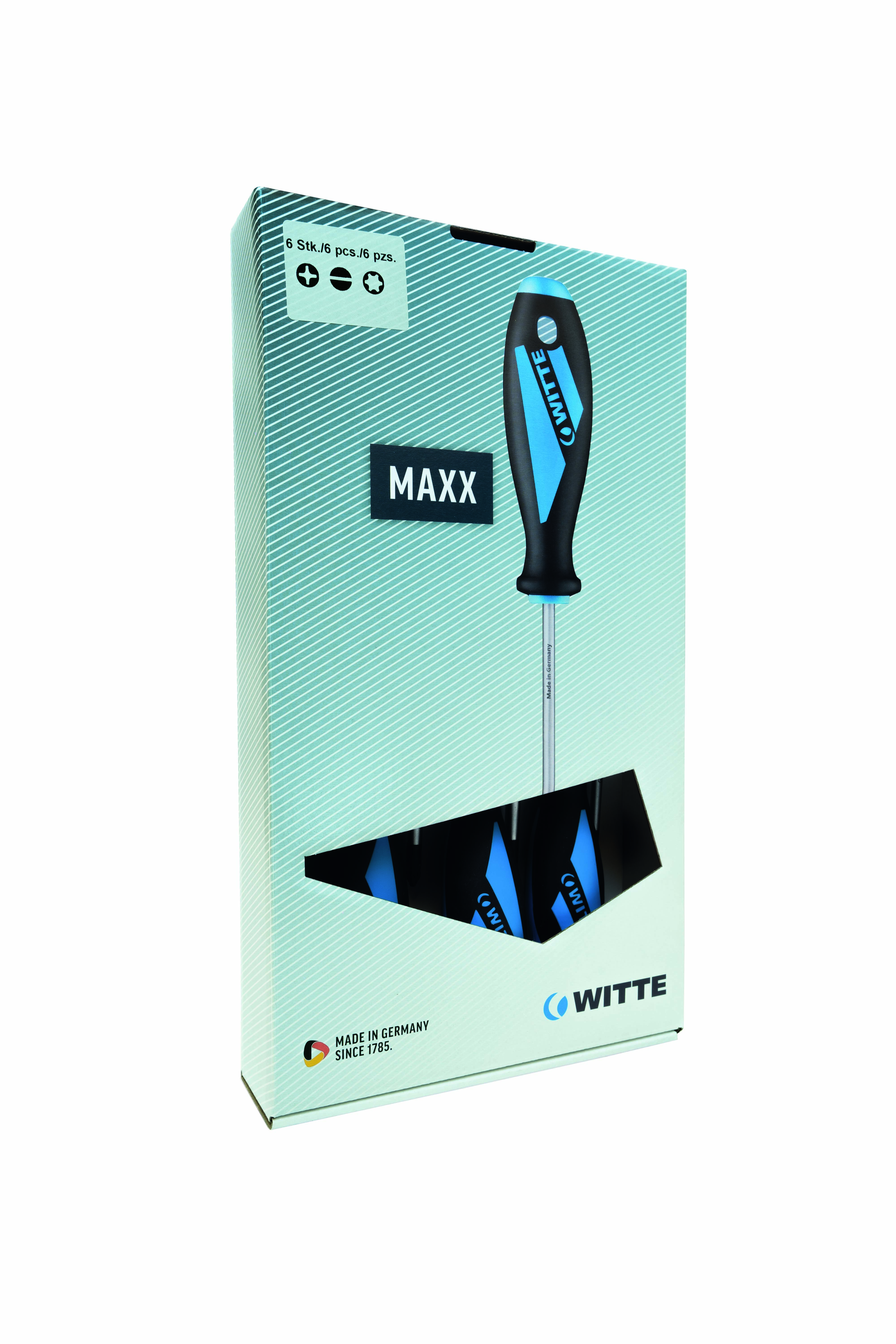 653725 Dopschroevendraaierset – MAXX – SW 5,0-SW 8,0 – 5-delig