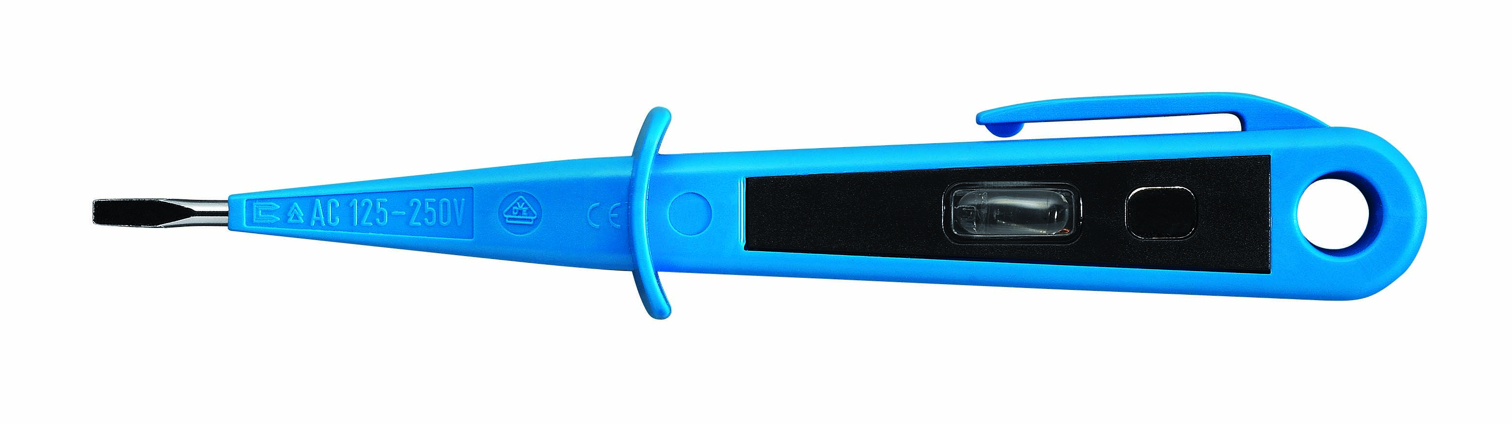 24856 Spanningtester – 125-250 Volt – 3,0 x 60 mm – blauw