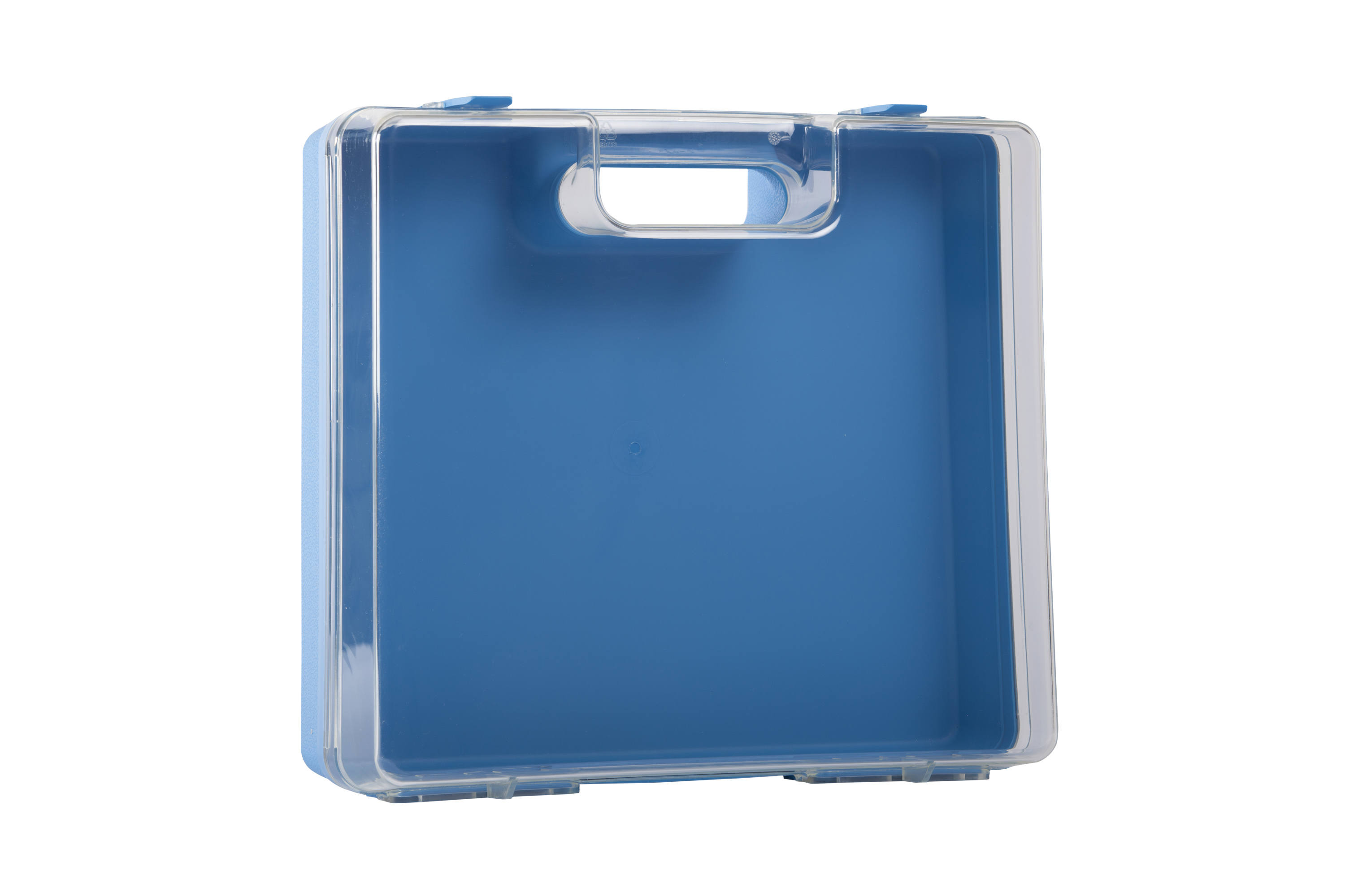 ZA200200000 Koffer A2 transparant / achtergrond blauw